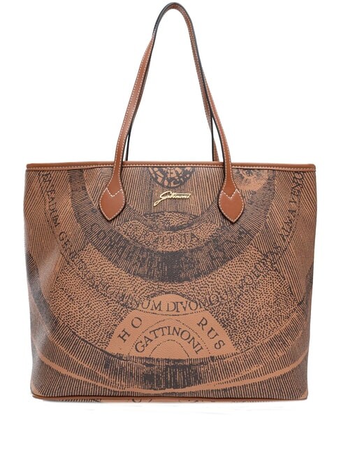 BORSA DONNA GATTINONI planetarium borsa shopping media Monochrom Tan ND M 418097