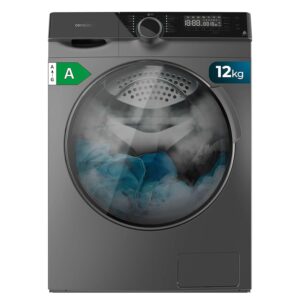 Cecotec Lavatrice 8Kg Carica Frontale Bolero DressCode 8900 Inverter FullColor Steel