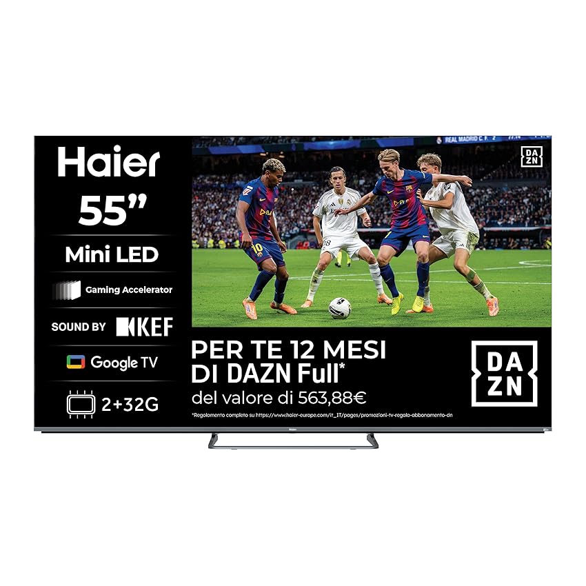 Haier QD MiniLED 4K UHD H55M80FUX - 55" Haier QD MiniLED 4K UHD H55M80FUX - 55"