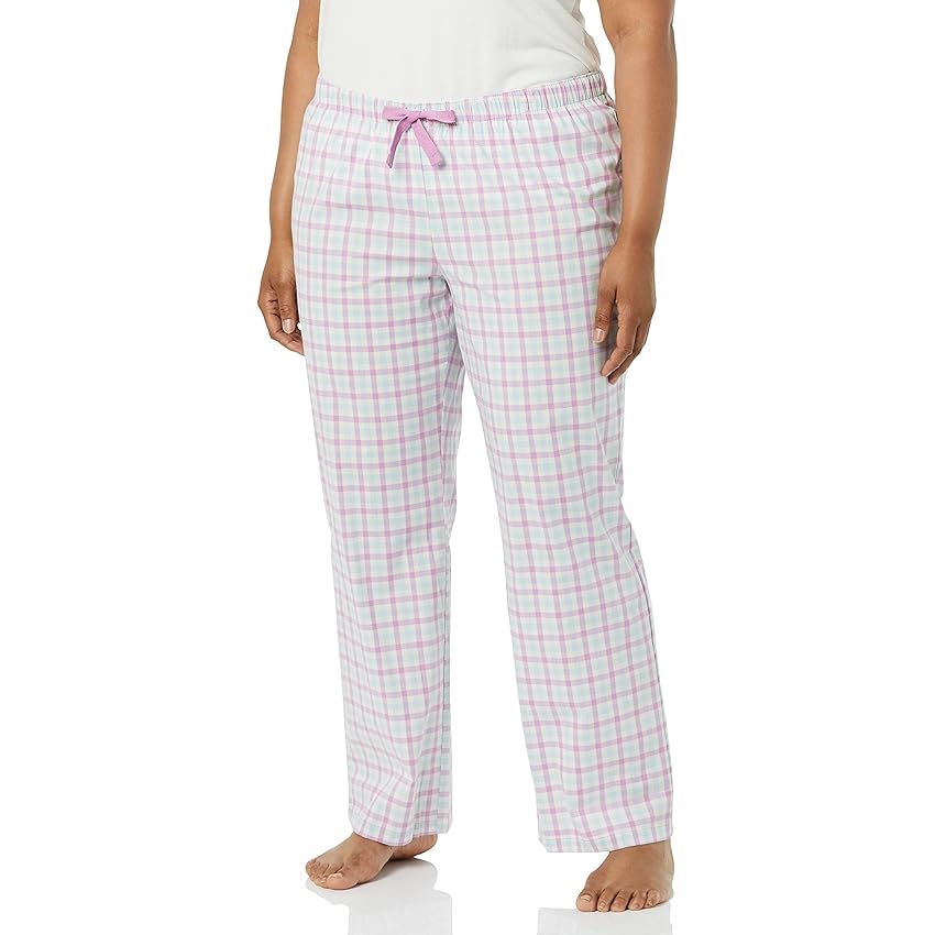 Amazon Essentials Pantaloni del Pigiama in Popeline Donna