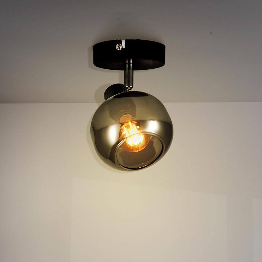M Ledme - Lampada da soffitto serie Glass 1 lampadina