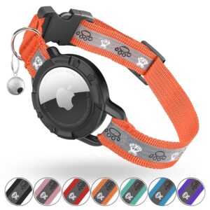 Odokele Collare riflettente AirTag per gatti