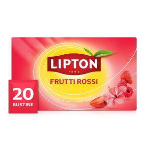 Lipton |Tisana Frutti Rossi | 20 Filtri | con Lamponi