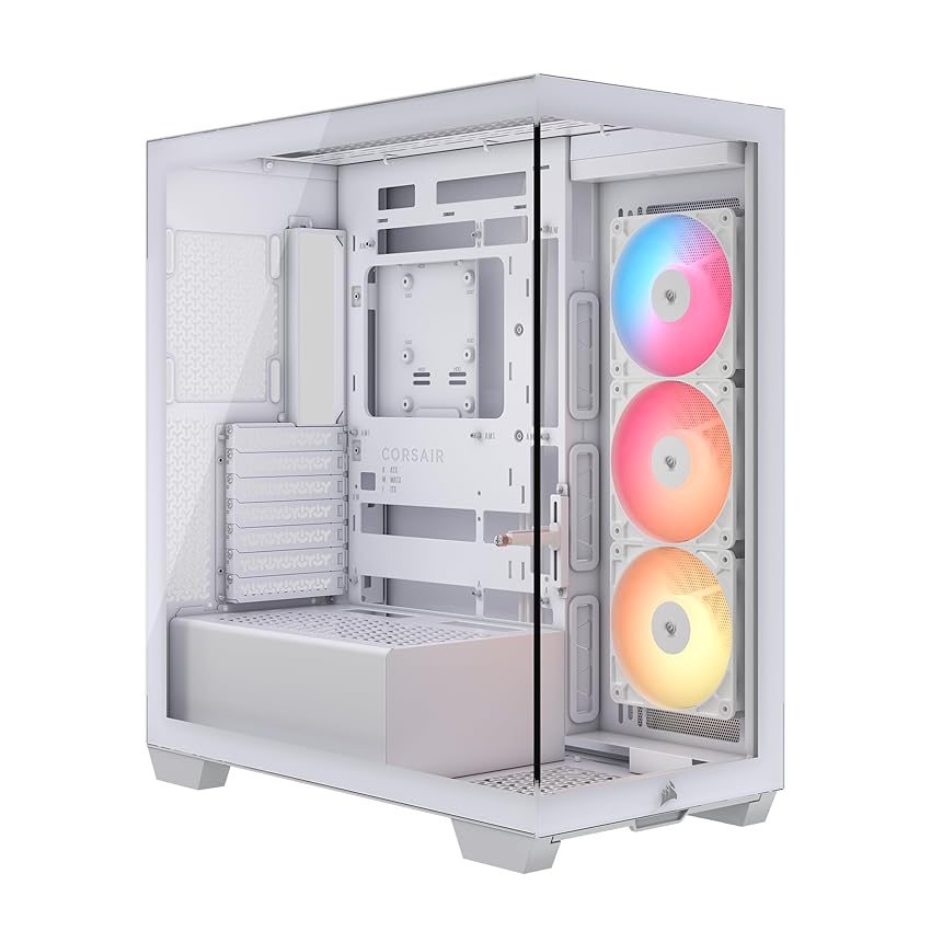 CORSAIR 3500X RS-R ARGB Case PC Mid-Tower Panoramico – 3 Ventole RS120