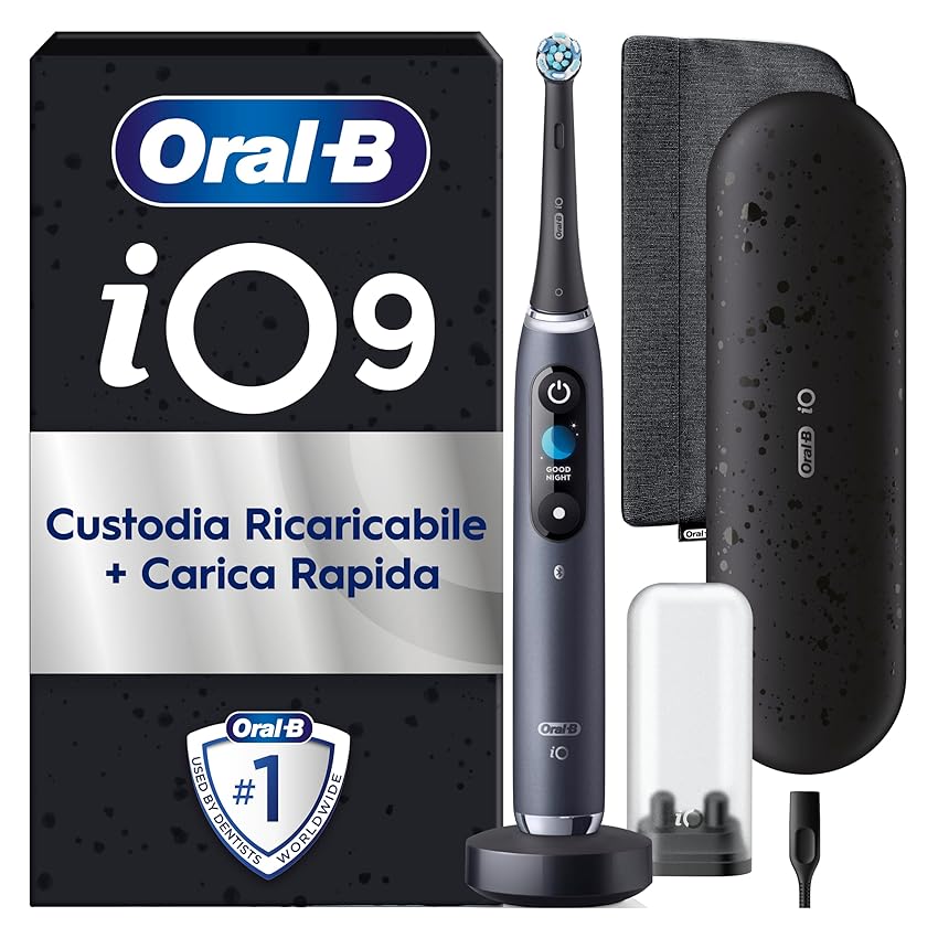 Oral-B Spazzolino Elettrico Ricaricabile iO 9 Nero Edizione Limitata Oral-B Spazzolino Elettrico Ricaricabile iO 9 Nero Edizione Limitata