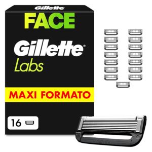 Gillette Labs Lamette di Ricambio per Rasoio da Uomo