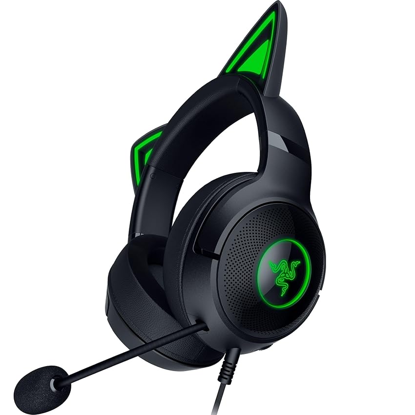 Razer Kraken Kitty V2 - Auriculares RGB por cable con orejas de gatito (Iluminación) Razer Kraken Kitty V2 - Auriculares RGB por cable con orejas de gatito (Iluminación)