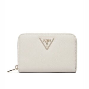 PORTAFOGLIO DONNA GUESS laurel 2 portafoglio ziparound medio AVORIO BEIGE 423844