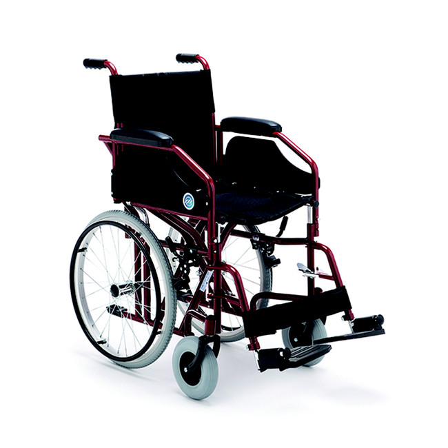 KSP Sedia A Rotelle per disabili carrozzina Slim N20 passaggi stretti autospinta
