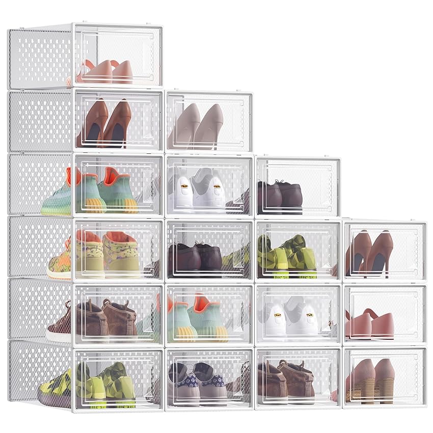 SONGMICS Scatole per Scarpe