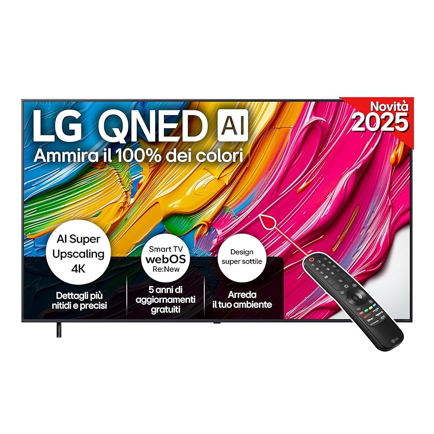 LG QNED AI QNED80 TV 86 pollici LG QNED AI QNED80 TV 86 pollici