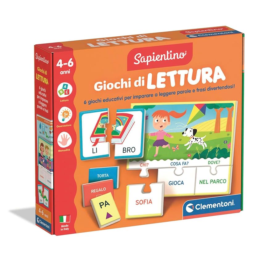 Clementoni Sapientino– Giochi di Lettura Clementoni Sapientino– Giochi di Lettura
