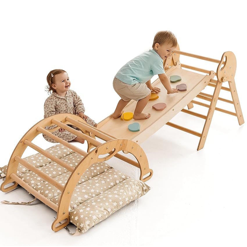 Goodevas Palestra in Legno 5 in 1 per Bambini