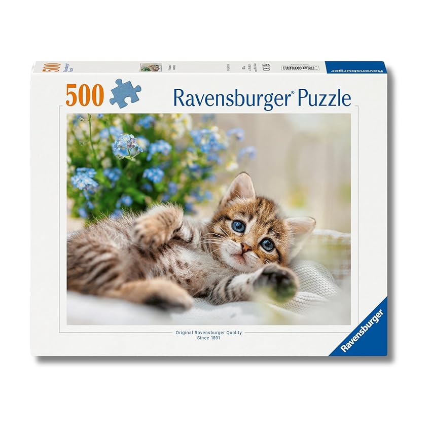 Ravensburger Puzzle 500 Pezzi Dolce Gattino – Puzzle Adulti +14 anni