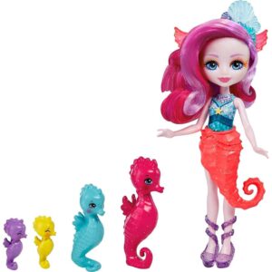 Enchantimals - Ocean Kingdom Playset della Famiglia con Bambola Sedda il Cavalluccio