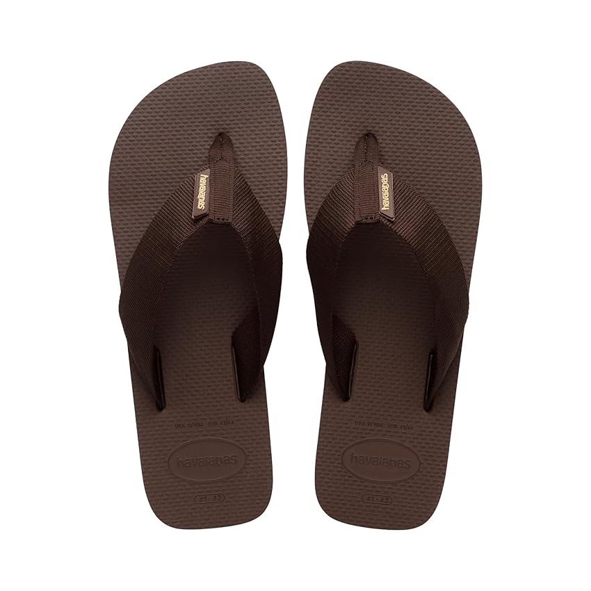 Havaianas Urban Basic Material Uomo FlipFlop Dark Brown/Dark Brown 37 EU