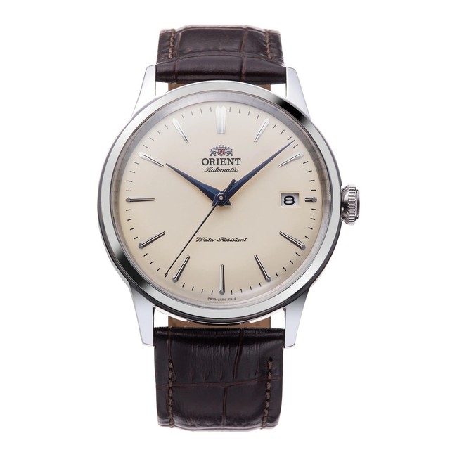 Orologio Automatico ORIENT BAMBINO CLASSIC RA-AC0M04Y30B Pelle Marrone Beige