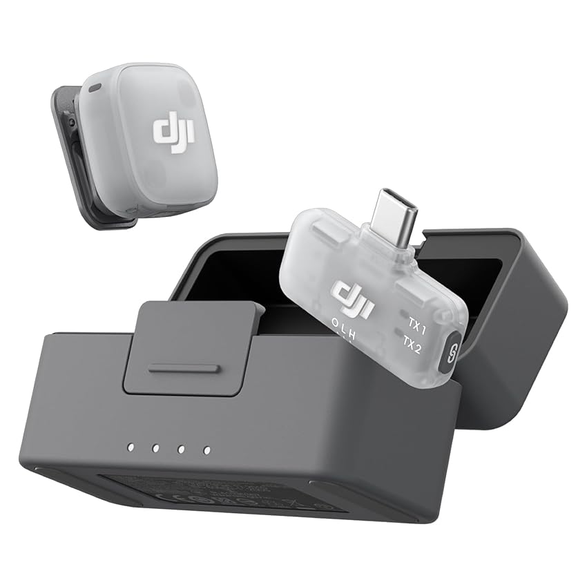 DJI Mic Mini 2 (1 TX + 1 RX mobile + Custodia di ricarica)
