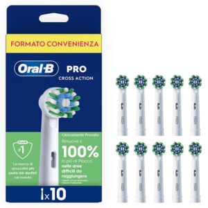 Oral-B Testina Di Ricambio PRO Cross Action Bianca