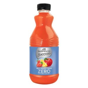 San Benedetto Succoso Zero Mela Fragola Limone 900 ml. Bevanda a base di frutta leggera