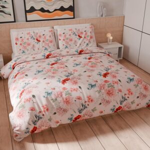 PETTI Artigiani Italiani - Set Copripiumino Una Piazza e Mezza 200x200 cm (1 Federa 50x80 cm Inclusa)