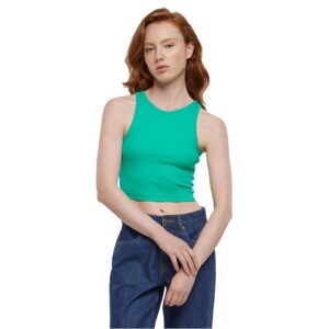 Urban Classics Top da Donna con Costine Incrociate Maglia Intima