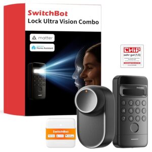 SwitchBot WiFi Smart Lock Ultra con Tastierino e Riconoscimento Facciale 3D