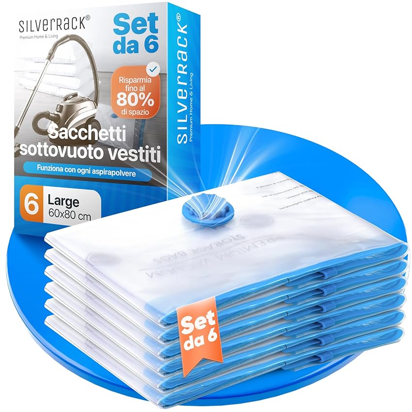 SilverRack Sacchetti sottovuoto per vestiti