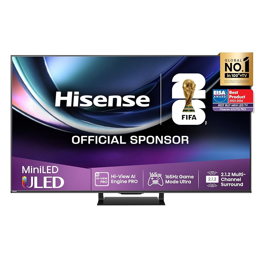 Hisense TV 75" Mini-LED 165Hz 4K 2025 75U72Q PRO