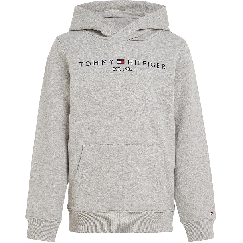 Tommy Hilfiger Bambini Unisex Felpa Essential Hoodie con Cappuccio