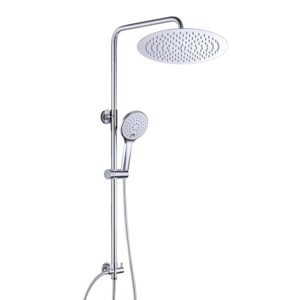 JOHO Colonna Doccia in Acciaio INOX senza Miscelatore Termostatica