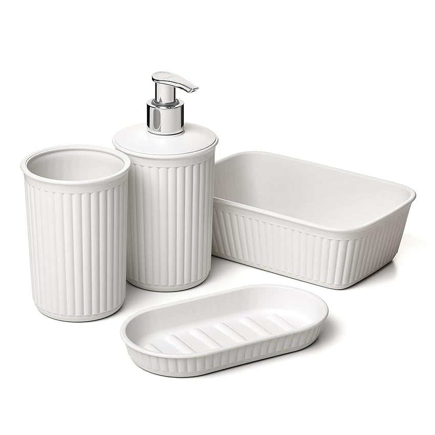Tatay Set di Accessori da Bagno della Collezione Baobab