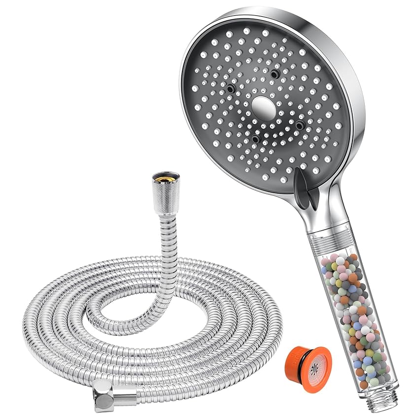 YEAUPE PRO Soffione Doccia a Pioggia a 6 Tipi di Getto