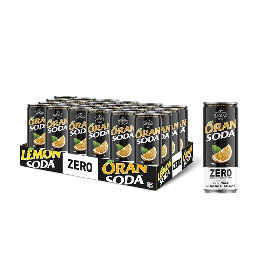 Oransoda Zero | Bevanda Gassata all'Arancia Senza Zuccheri