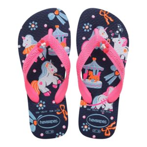 Havaianas Kids Fantasy Bambine e ragazze FlipFlop Navy Blue/Pink 33 EU
