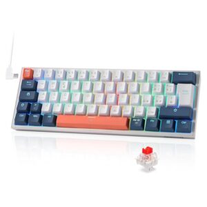 Redragon K617 Fizz 60% Wired RGB Tastiera Gaming