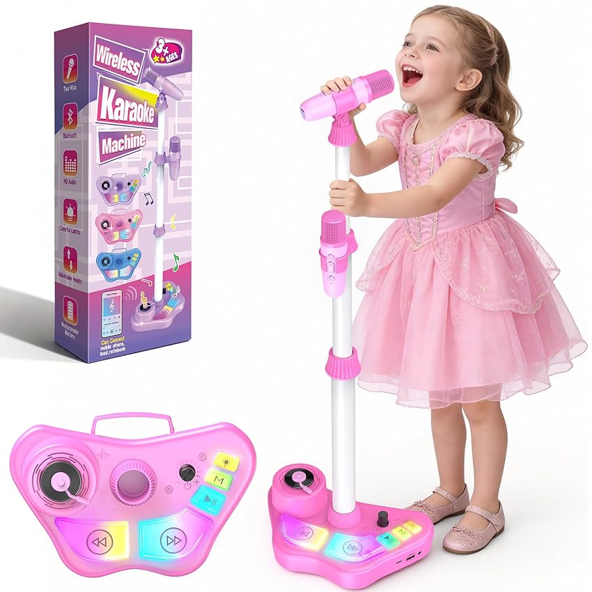 Dislocati Microfono con Supporto Regolabile per Bambini