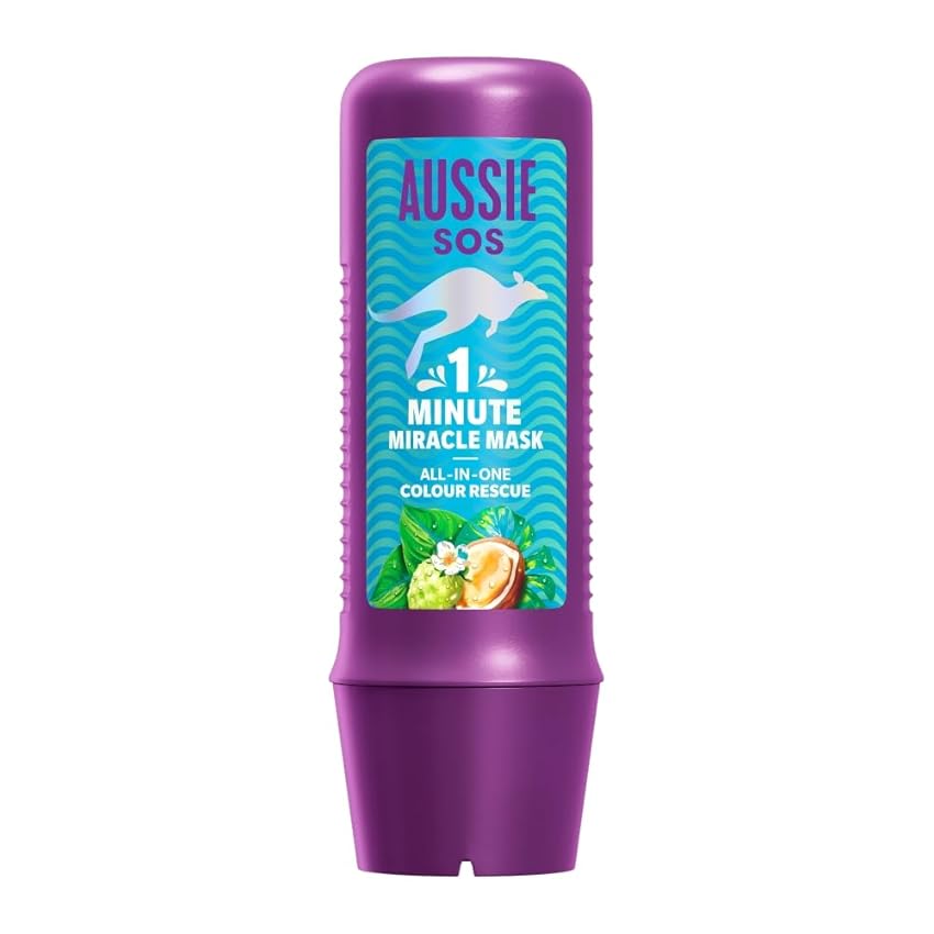 Aussie SOS 1 Minute Miracle All In One Colour Rescue Maschera da 250 ml. Nutre intensamente