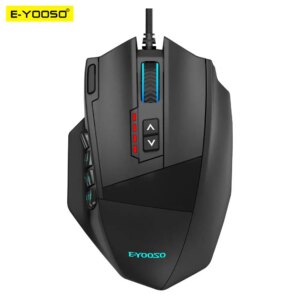 E-YOOSO X-39 Mouse da gioco RGB cablato USB 24000 DPI SG8960 Mouse ottico da gioco