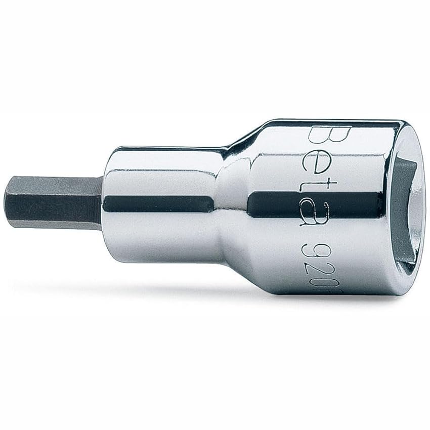 Beta 920PE 12 - Chiavi a bussola maschio esagonale con attacco quadro femmina 1/2" cromate