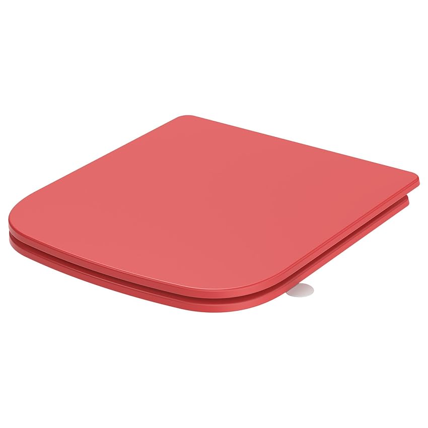 SREWOHS PRO Sedile WC Quadrato Softclose rosso