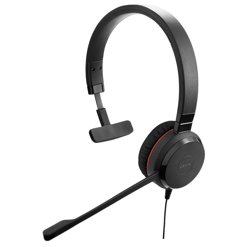 Jabra Evolve 20 SE Mono Headset - Cuffie certificate Microsoft per softphone VoIP