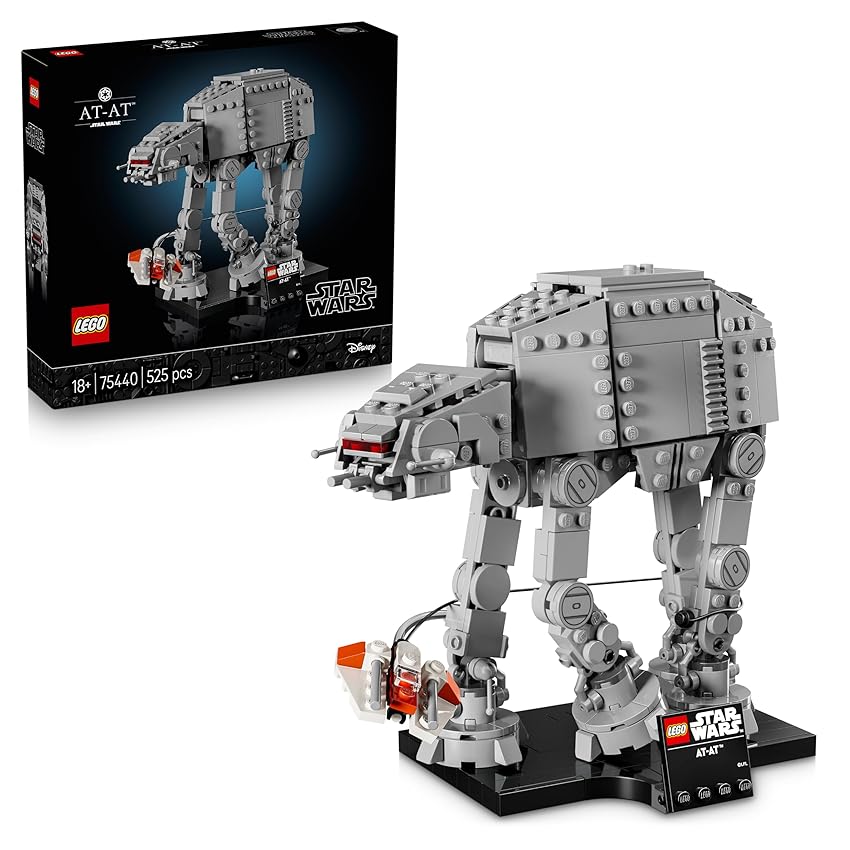 LEGO Star Wars 75440 AT-AT Kit di Modellismo per Adulti - Modellino da Esposizione con Snowspeeder LEGO Star Wars 75440 AT-AT Kit di Modellismo per Adulti - Modellino da Esposizione con Snowspeeder