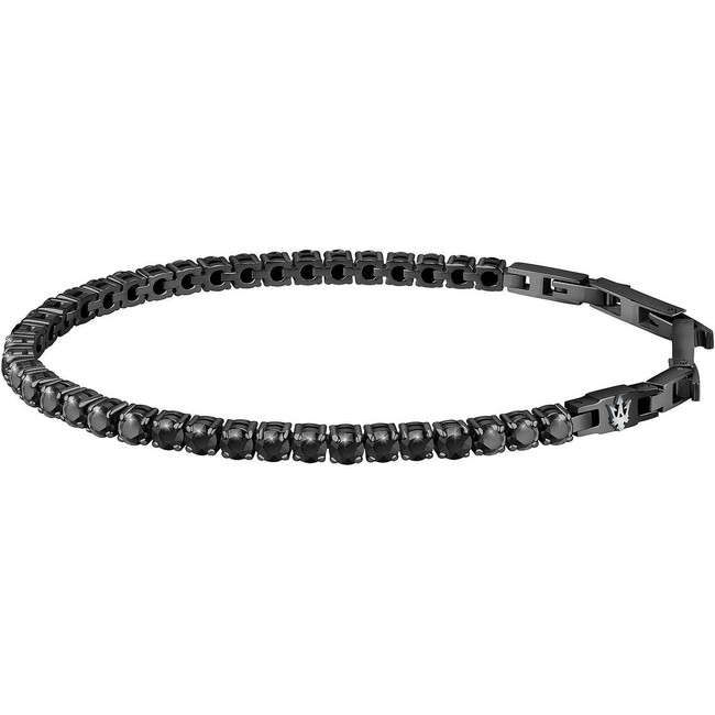 Bracciale Tennis Uomo MASERATI JM222AVC02 Acciaio Inossidabile Nero