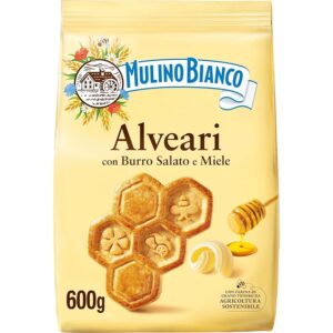 Mulino Bianco Biscotti Frollini Alveari con Burro Salato e Miele