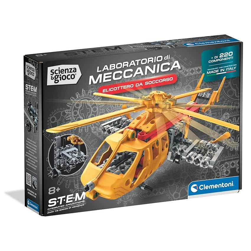 Clementoni Scienza e Gioco Build - Elicottero Da Soccorso