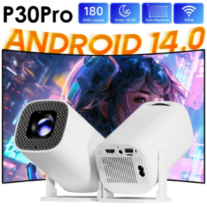 P30PRO Android 14 Mini proiettore intelligente WiFi6 BT 5.0 Supporta 4K 1280 * 720P