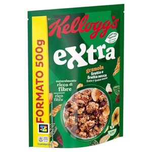 Kellogg's Cereali Extra | Gusto Frutta e Frutta Secca | Granola con Avena Croccante