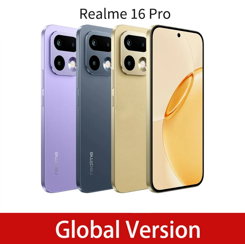 realme 16 Pro Versione Globale Smartphone con Frequenza di Aggiornamento 144Hz