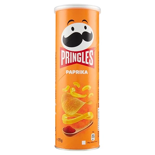 Pringles Paprika | Snack salato | Chips a base di patate | Vegetariano | Perfette Pringles Paprika | Snack salato | Chips a base di patate | Vegetariano | Perfette